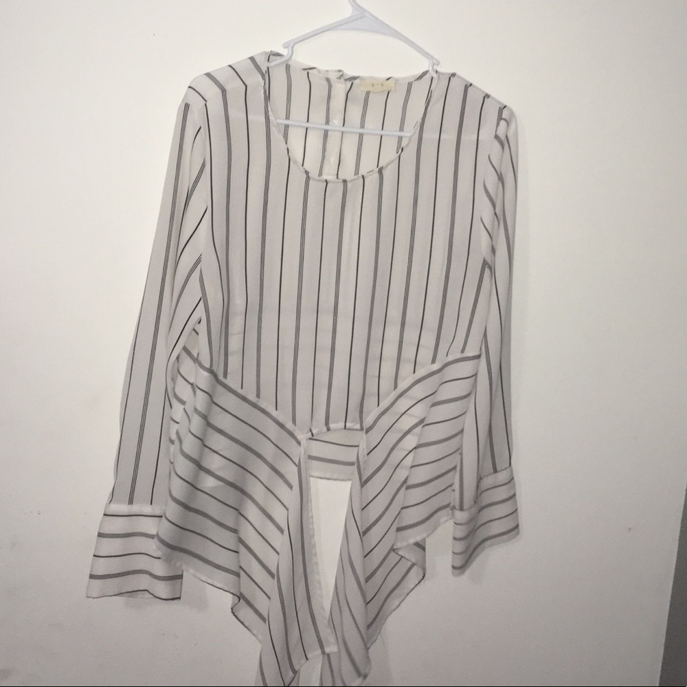 Black and white shirt